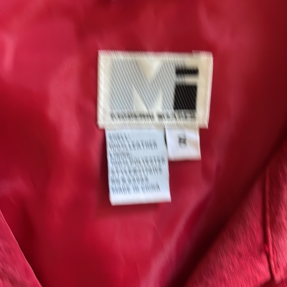 Modern images red jacket leather size small - Picture 6 of 8